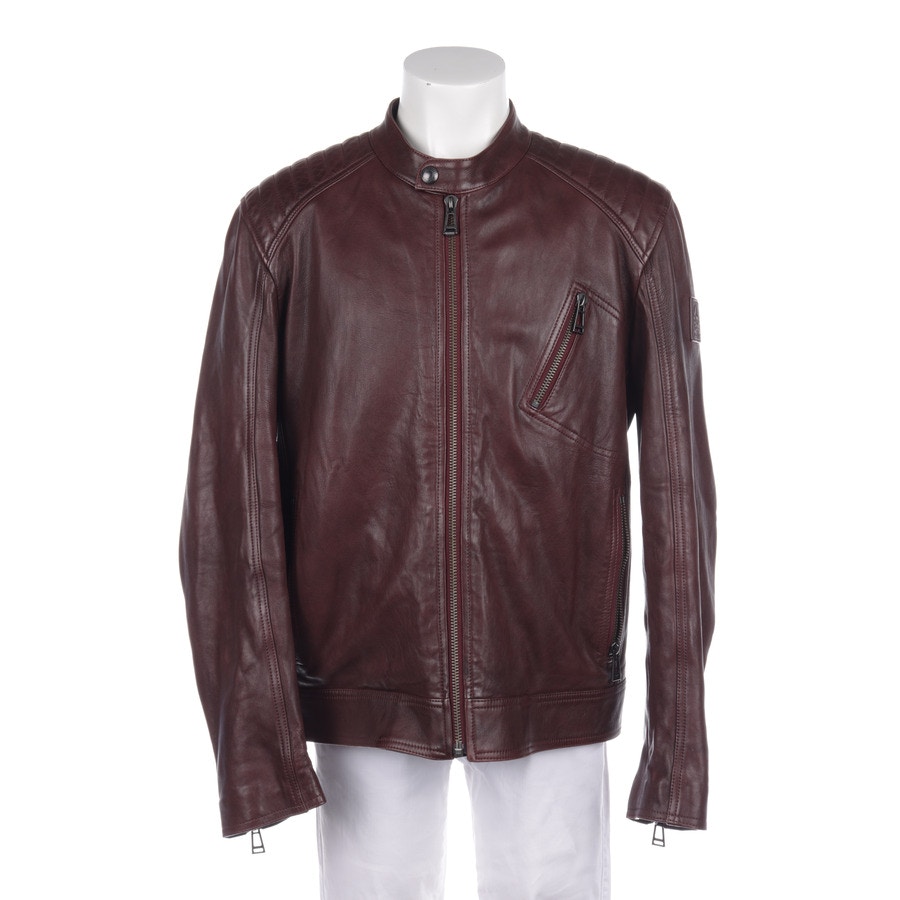 Image 1 of Leather Jacket 46 Brown in color Brown | Vite EnVogue