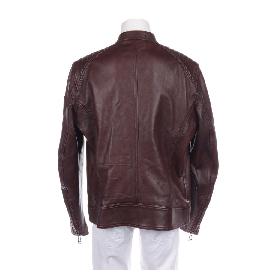 Image 2 of Leather Jacket 46 Brown in color Brown | Vite EnVogue