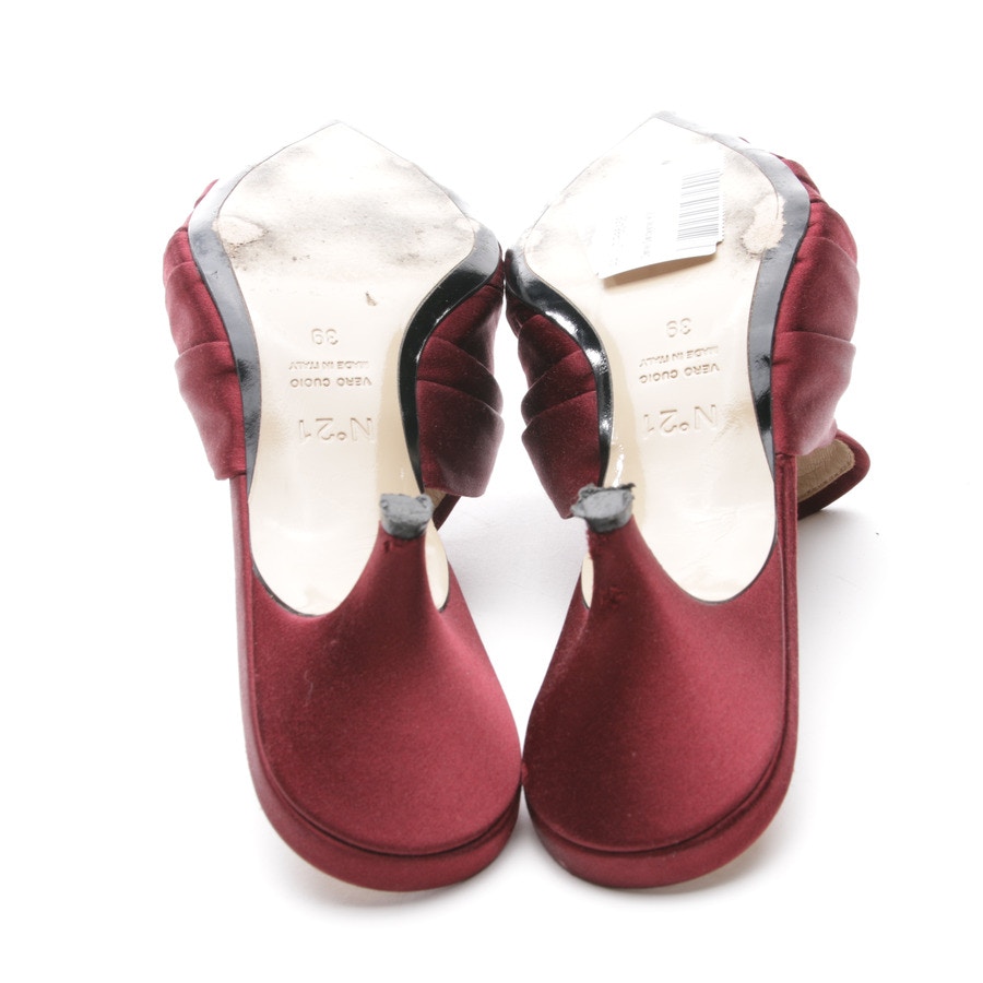 Image 4 of Heeled Mules EUR 39 Bordeaux in color Red | Vite EnVogue