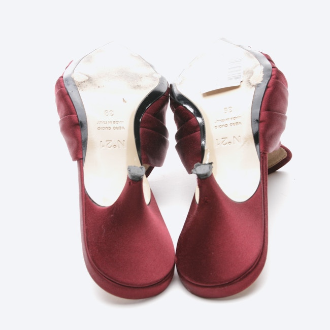 Image 4 of Heeled Mules EUR 39 Red in color Red | Vite EnVogue