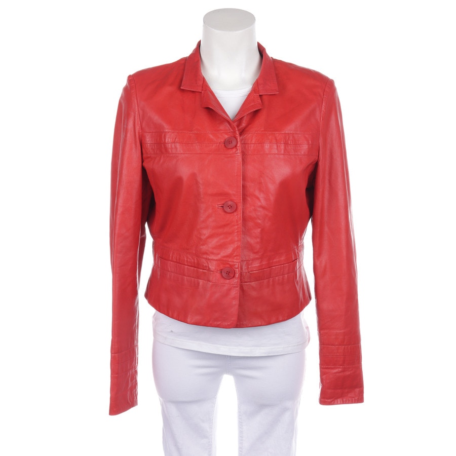 Image 1 of LeatherJacket 40 Red in color Red | Vite EnVogue