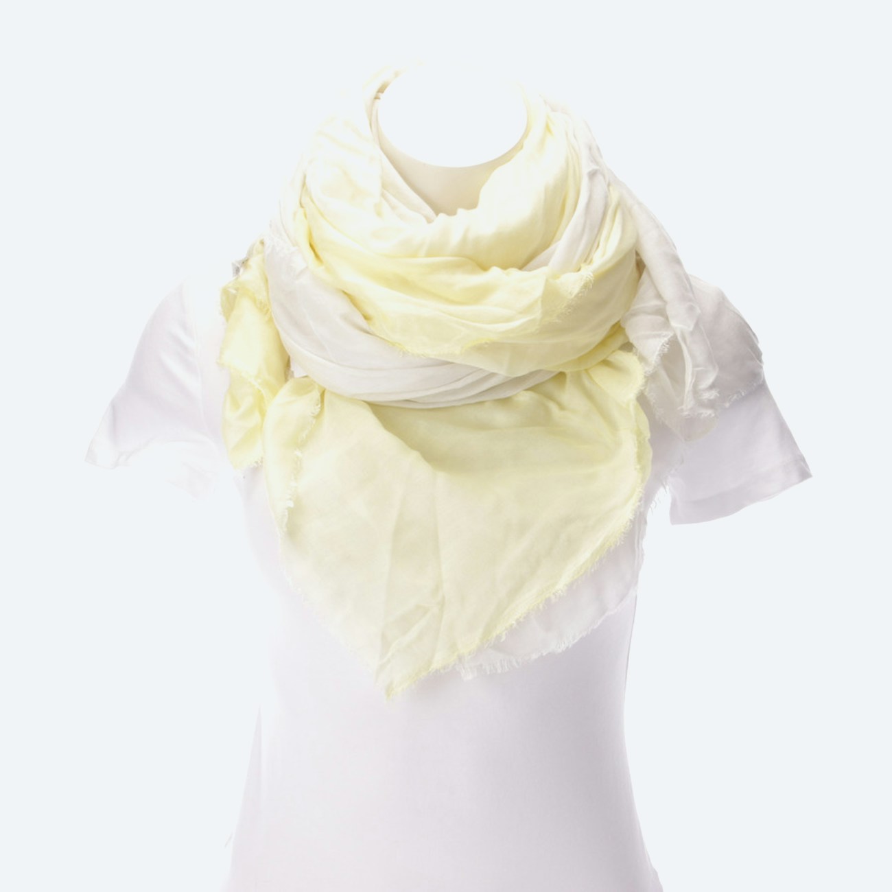 Image 1 of Shawl Pastel yellow in color Yellow | Vite EnVogue