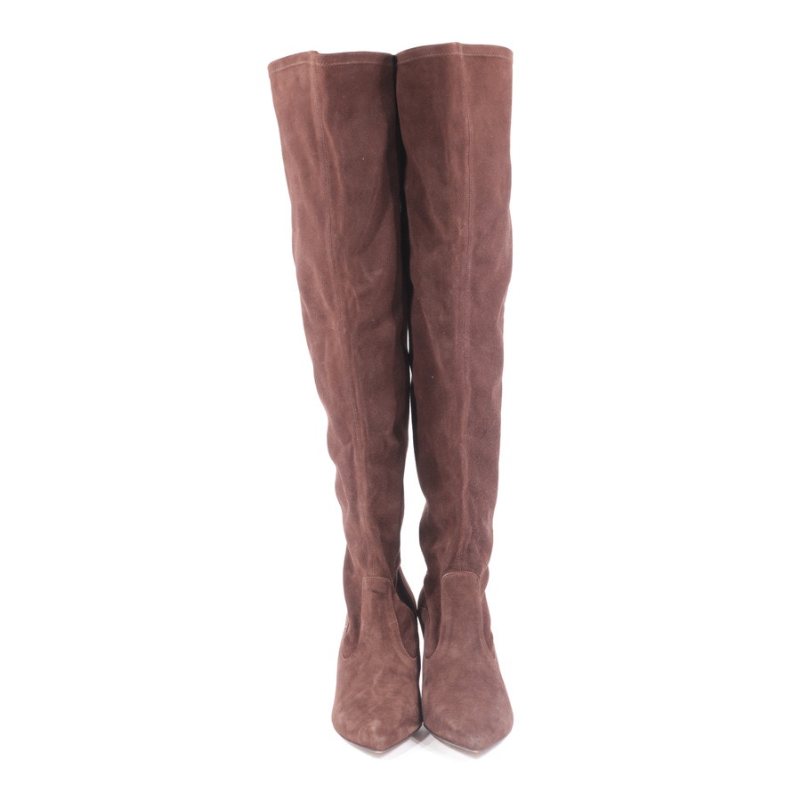 Image 3 of Overknee Boots EUR 41 Brown in color Brown | Vite EnVogue