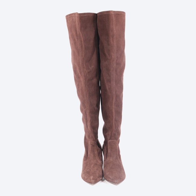 Image 3 of Overknee Boots EUR 41 Brown in color Brown | Vite EnVogue