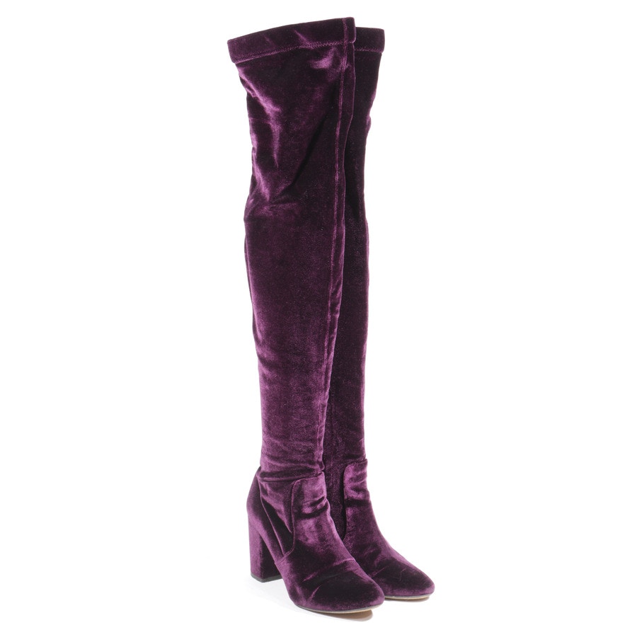 Image 2 of Overknee Boots EUR 37 Purple in color Purple | Vite EnVogue