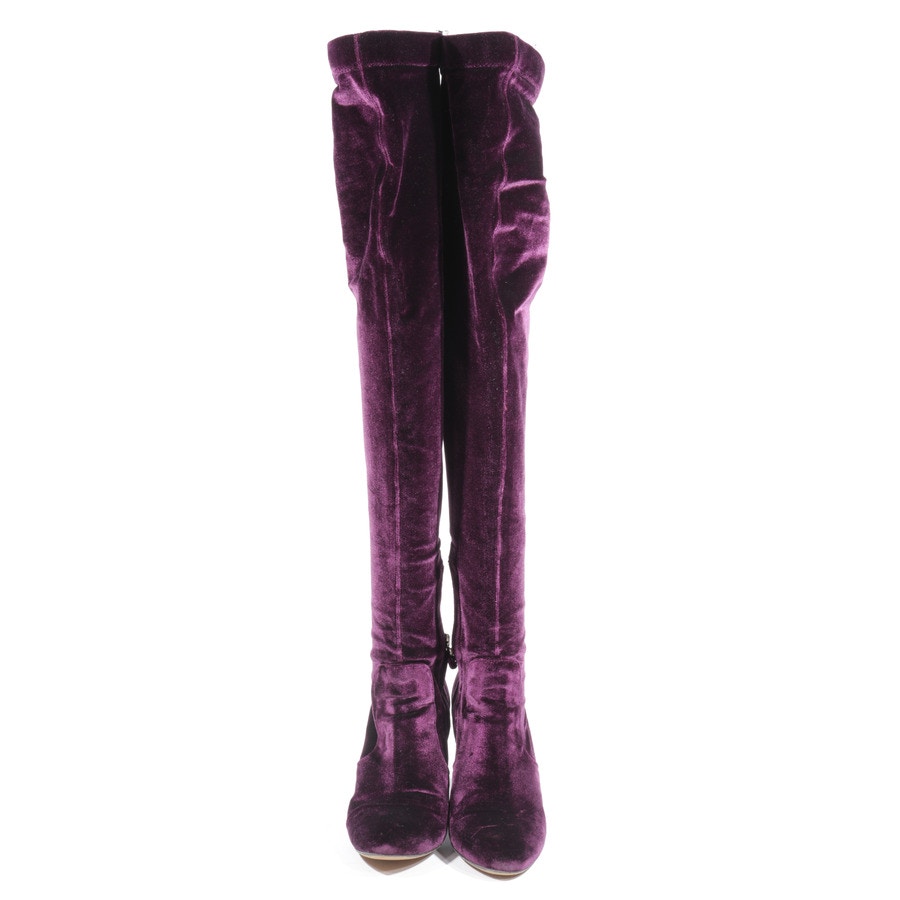 Image 3 of Overknee Boots EUR 37 Purple in color Purple | Vite EnVogue