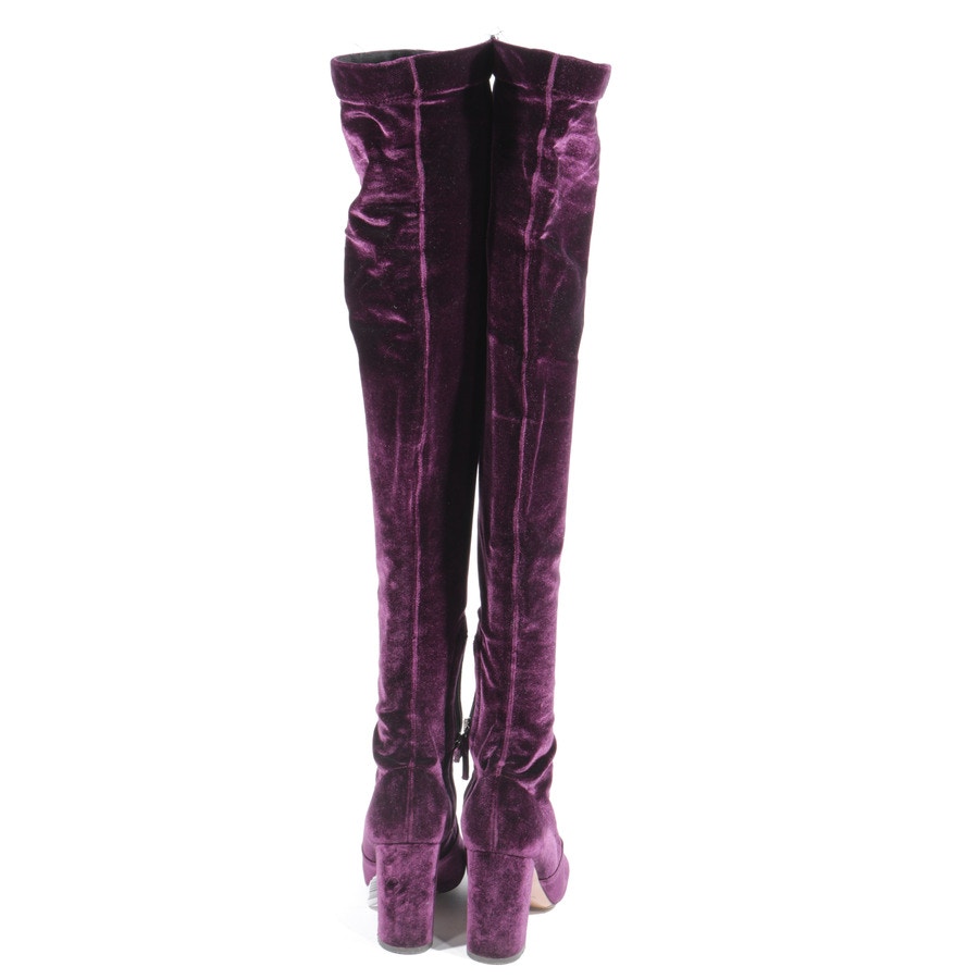 Image 4 of Overknee Boots EUR 37 Purple in color Purple | Vite EnVogue