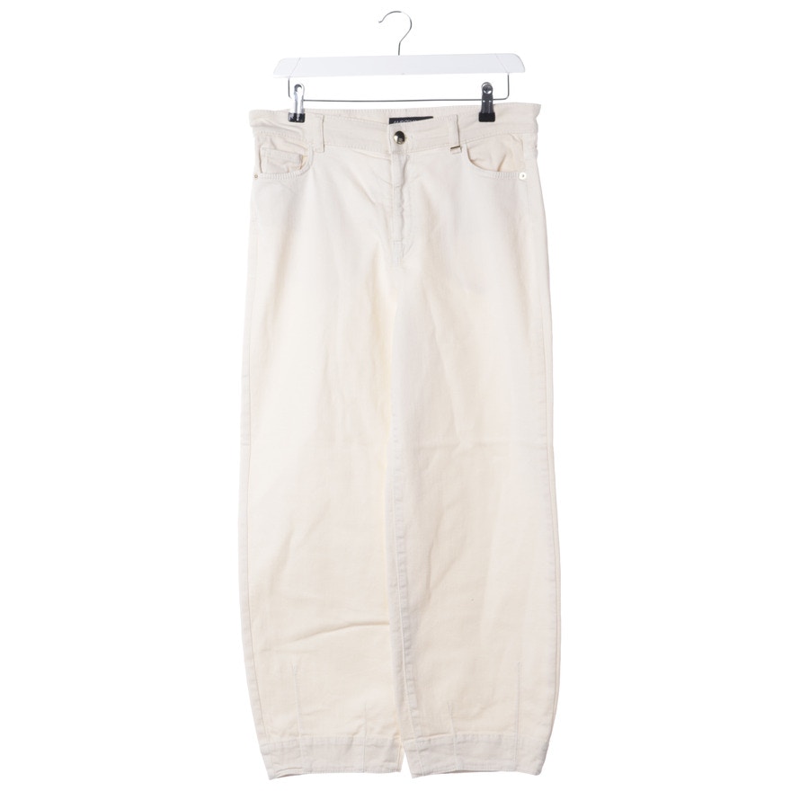 Image 1 of Jeans Straight Fit 38 Cream in color White | Vite EnVogue