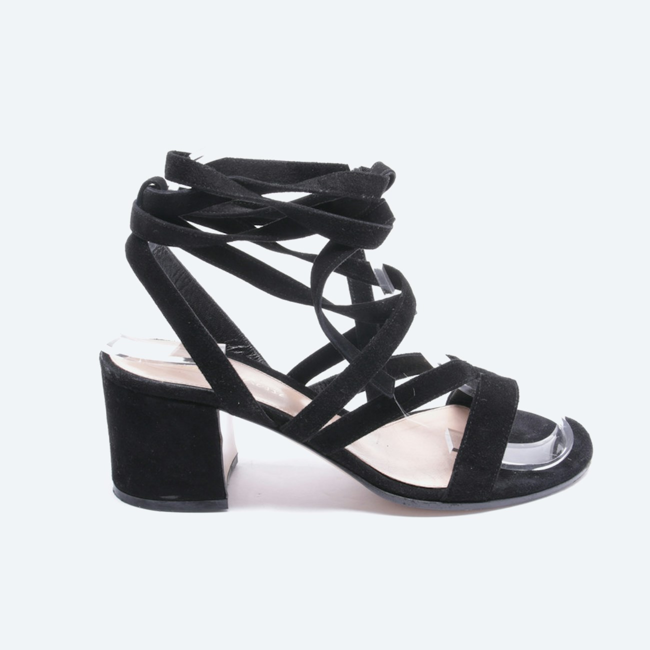 Image 1 of Heeled Sandals EUR 37.5 Black in color Black | Vite EnVogue