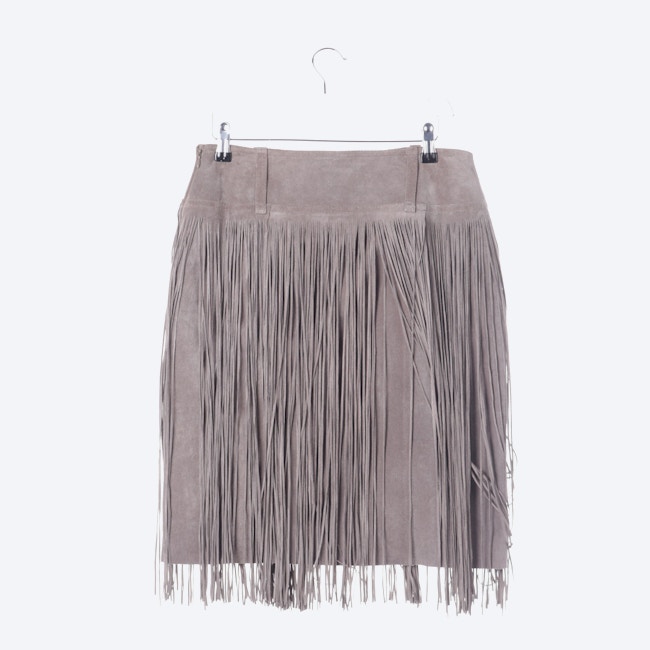 Image 2 of Leather Skirt 40 Brown in color Brown | Vite EnVogue
