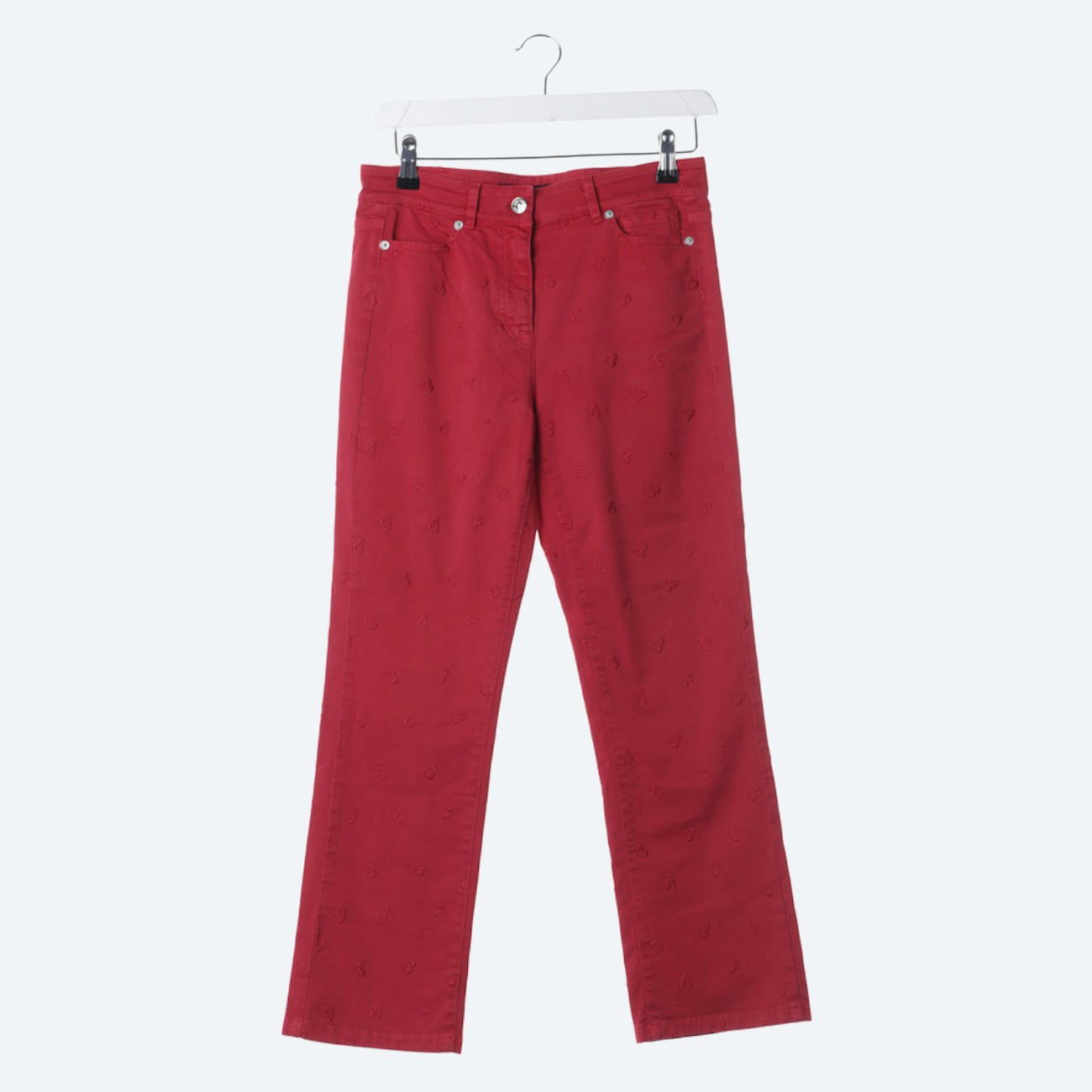 Image 1 of Jeans Straight Fit 34 Red in color Red | Vite EnVogue