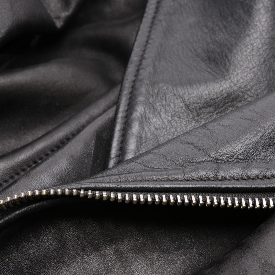 Image 3 of Leather Jacket M Black in color Black | Vite EnVogue