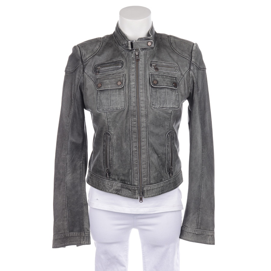 Image 1 of LeatherJacket 36 Gray in color Gray | Vite EnVogue
