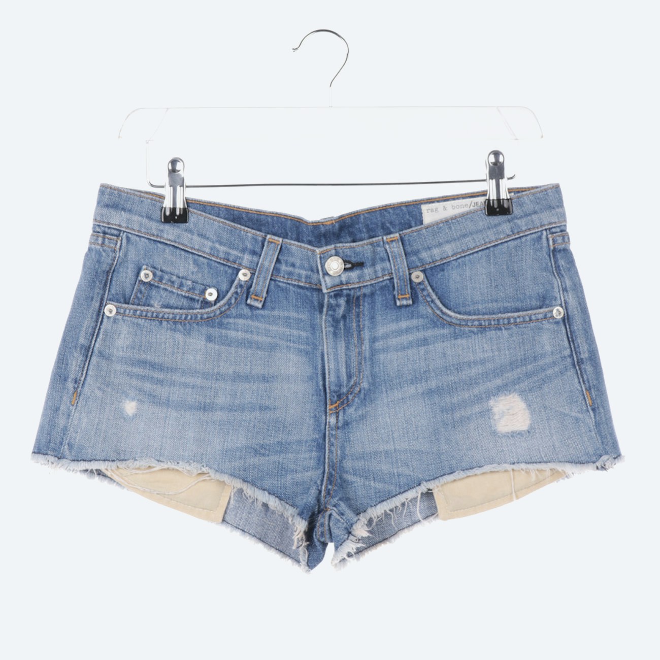 Image 1 of Hot Pants W26 Steelblue in color Blue | Vite EnVogue