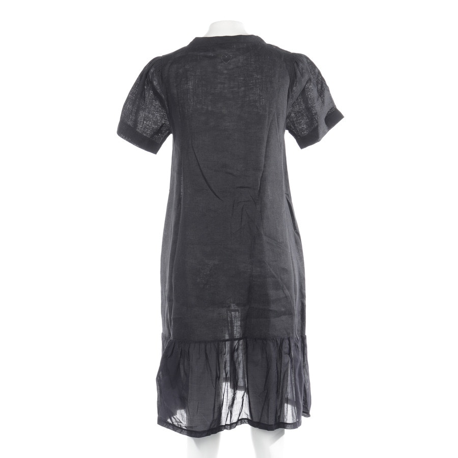 Image 2 of Linen Dress XS Black in color Black | Vite EnVogue