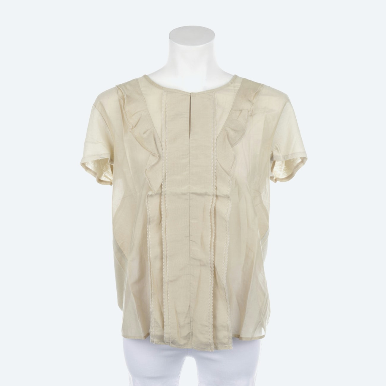 Image 1 of Shirt M Tan in color Brown | Vite EnVogue