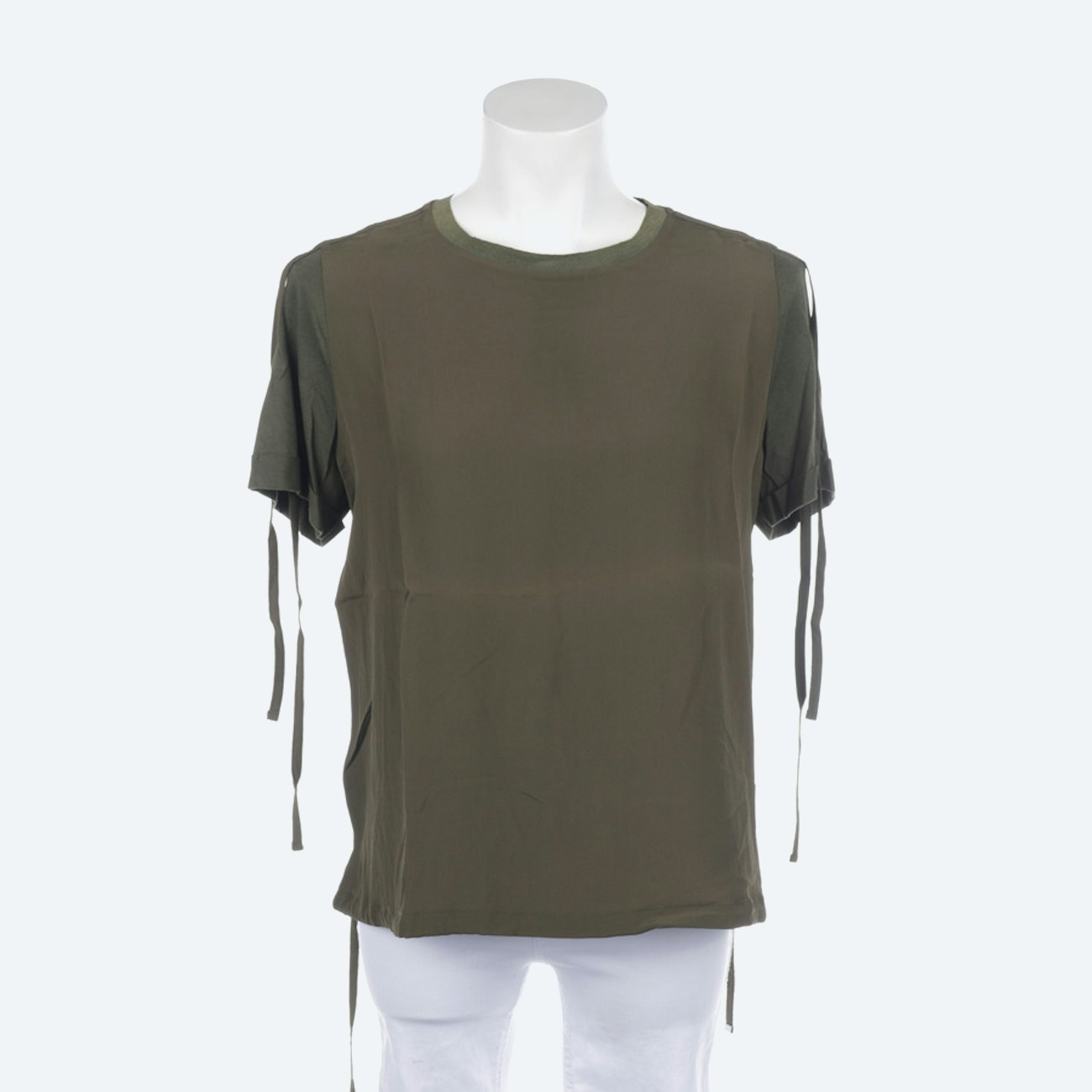 Image 1 of Shirt 36 Darkolivegreen in color Green | Vite EnVogue