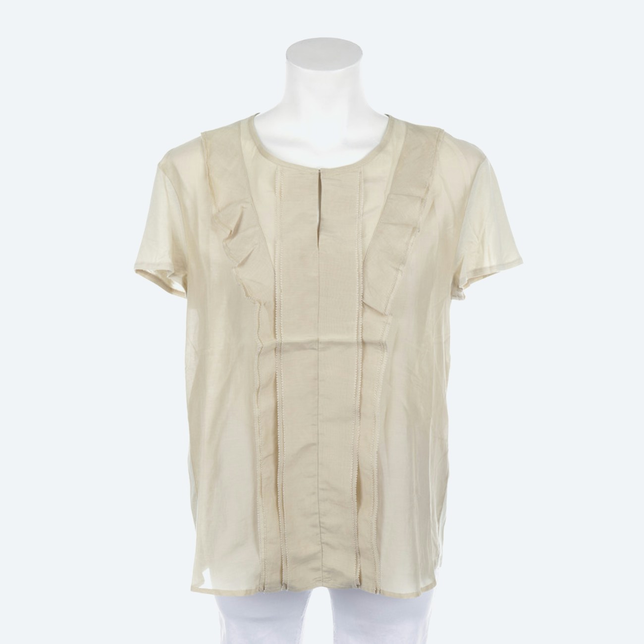 Image 1 of Shirt 38 Tan in color Brown | Vite EnVogue