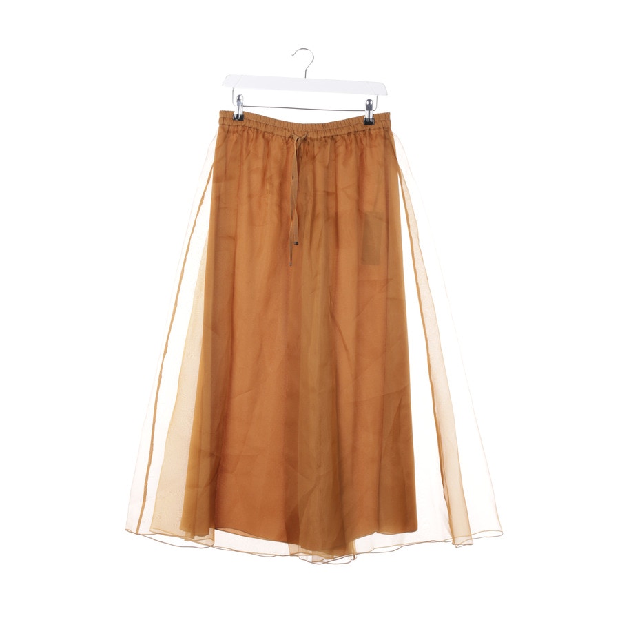 Image 1 of Silk Skirt 36 Camel in color Brown | Vite EnVogue