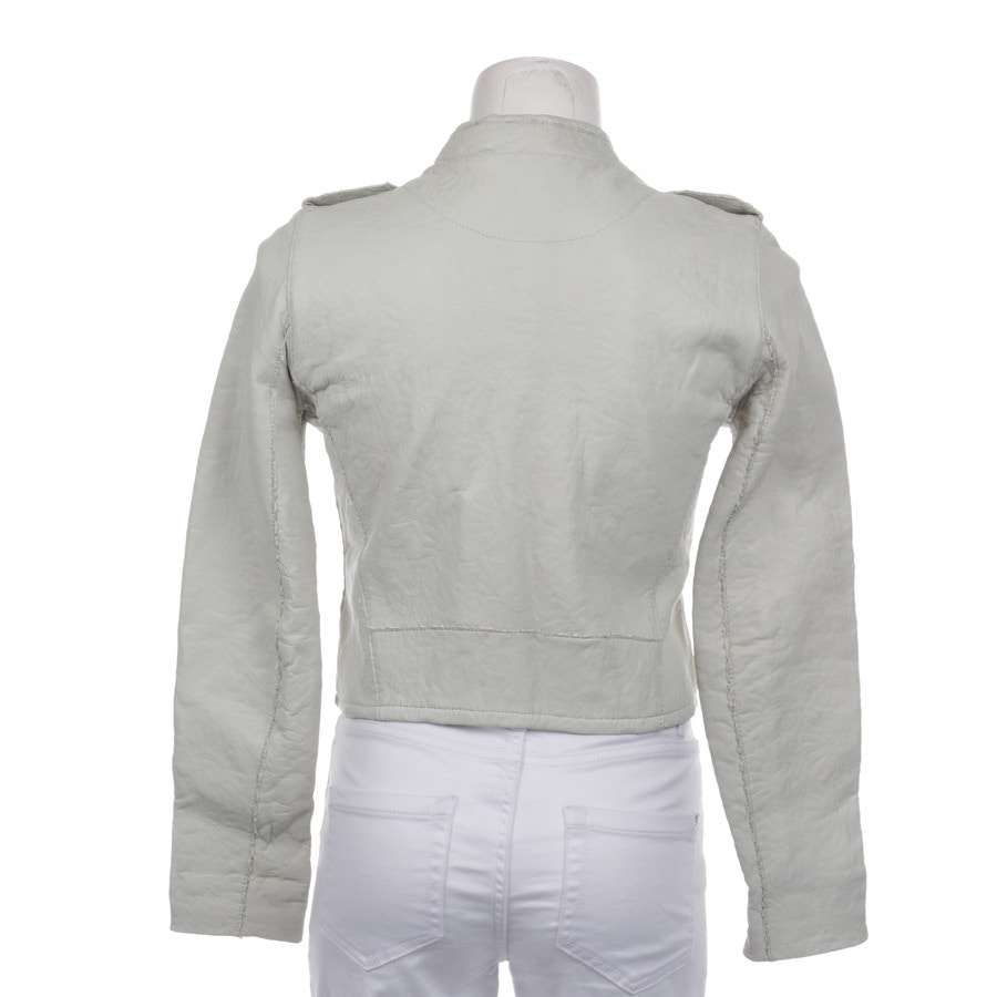 Image 2 of LeatherJacket 34 Lightgray in color Gray | Vite EnVogue