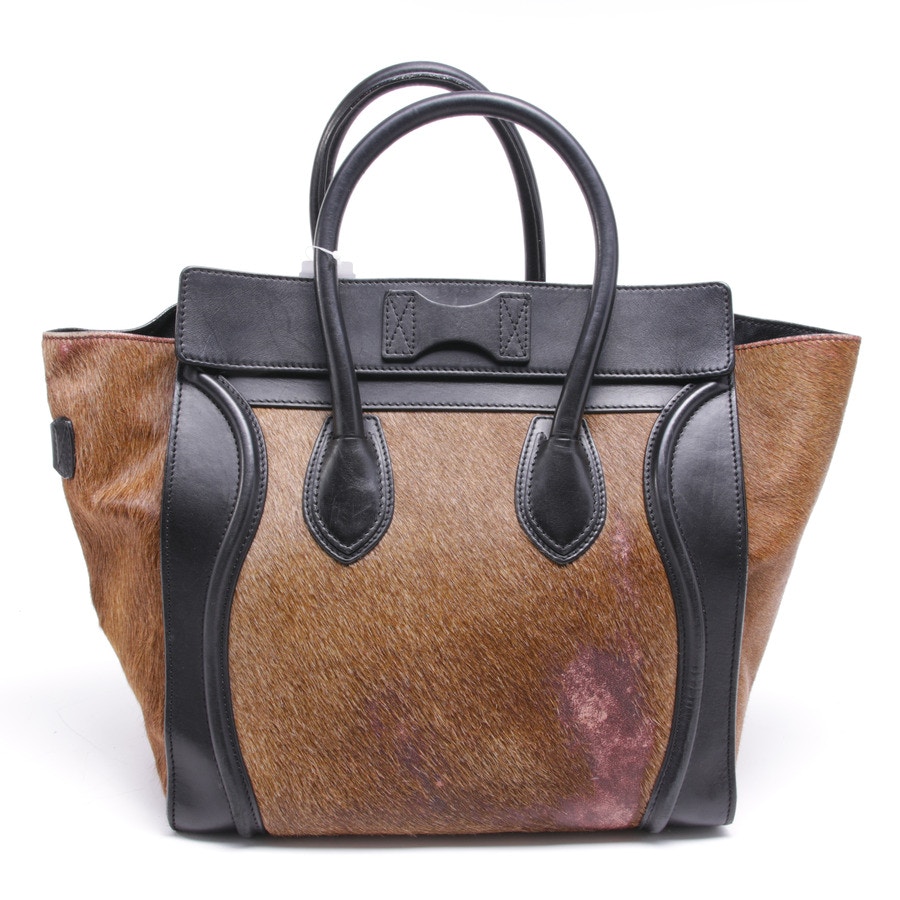 Image 2 of Luggage medium Handbag Black in color Black | Vite EnVogue
