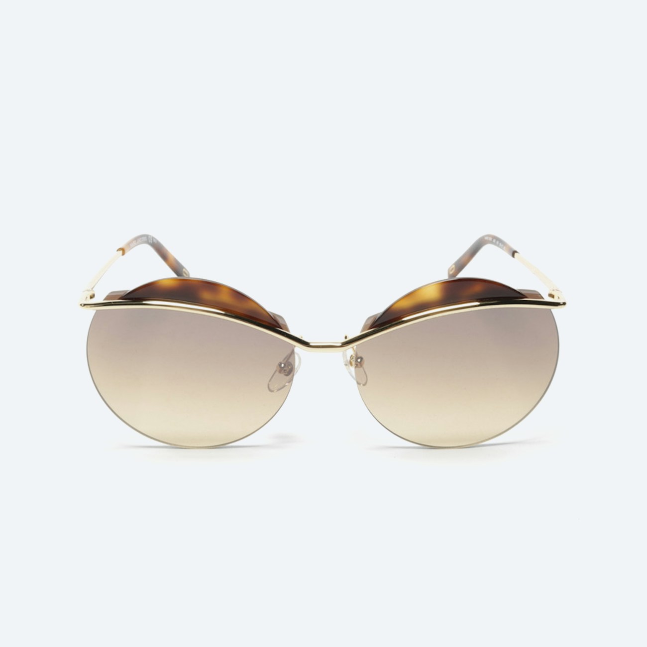Image 1 of 102 Sunglasses Brown in color Brown | Vite EnVogue