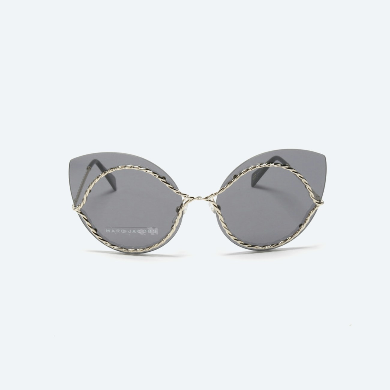 Image 1 of 161 Sunglasses Silver in color Metallic | Vite EnVogue