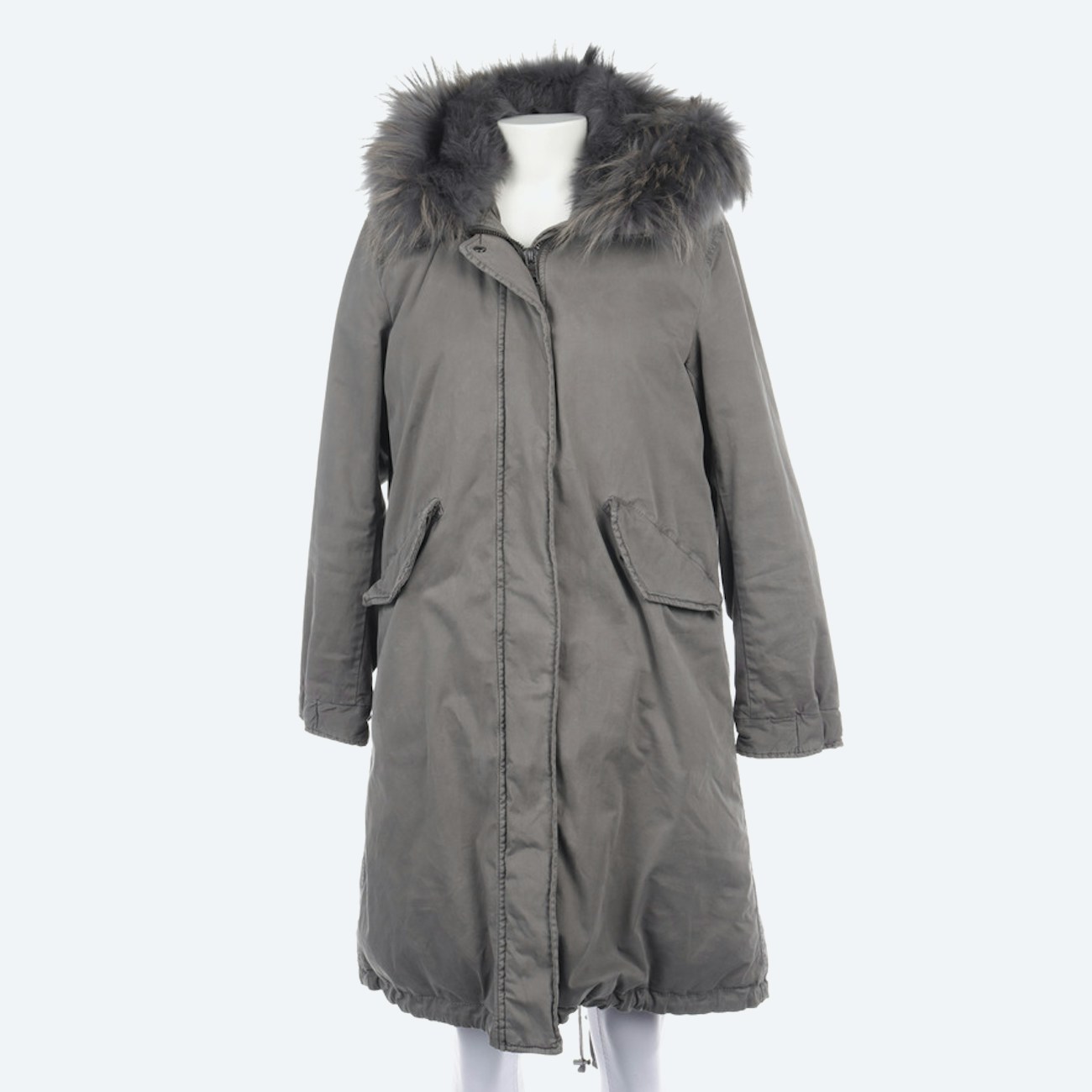 Image 1 of Winter Coat XS Gray in color Gray | Vite EnVogue