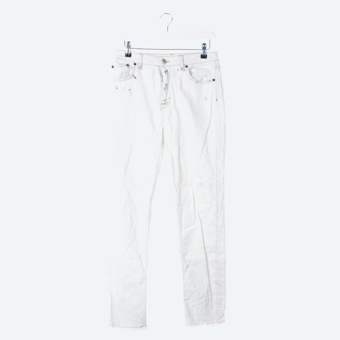 Image 1 of Jeans Straight Fit 36 White in color White | Vite EnVogue