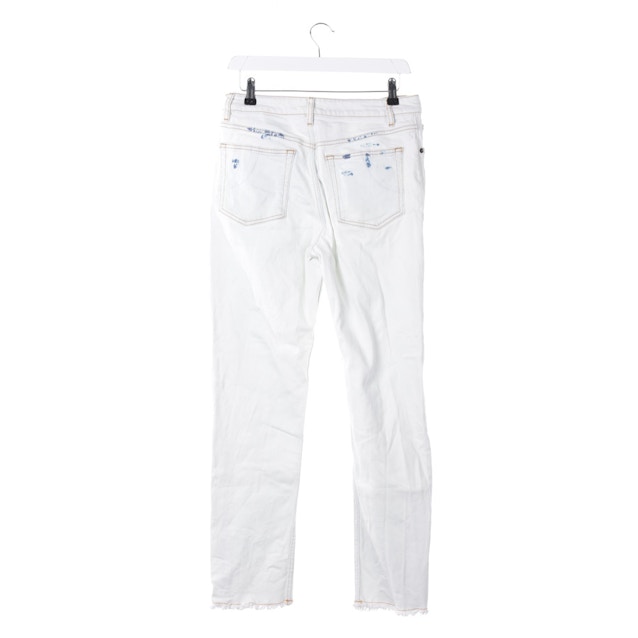 Jeans Straight Fit 36 Weiß | Vite EnVogue