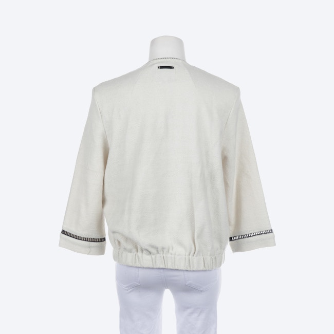 Image 2 of Sweat Jacket L Beige in color White | Vite EnVogue