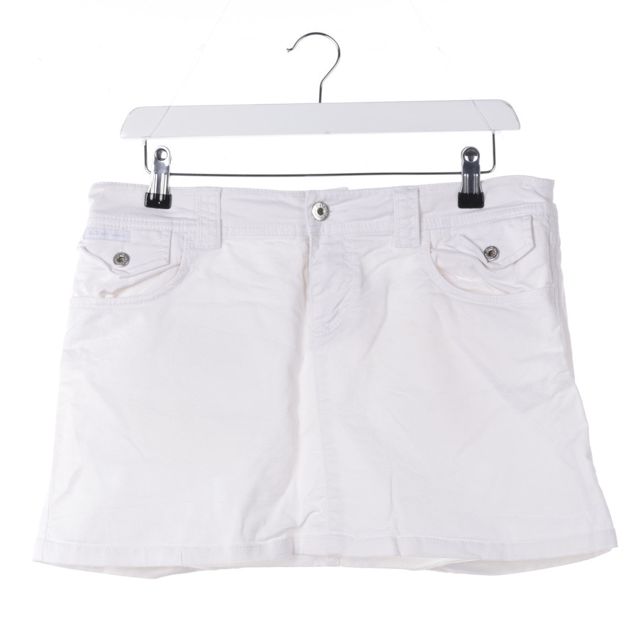 Image 1 of Mini Skirt W27 White in color White | Vite EnVogue