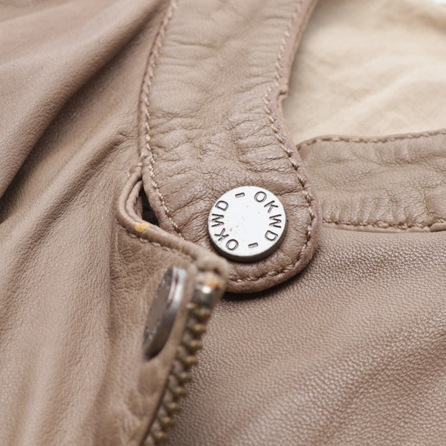 Image 3 of LeatherJacket S Brown in color Brown | Vite EnVogue