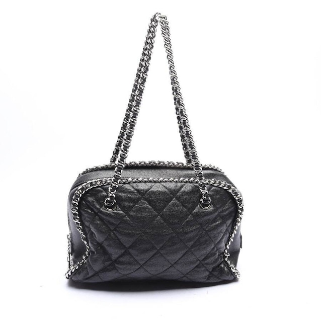 Image 1 of Chanel Chain Around Bowler Shoulder Bag Black | Vite EnVogue