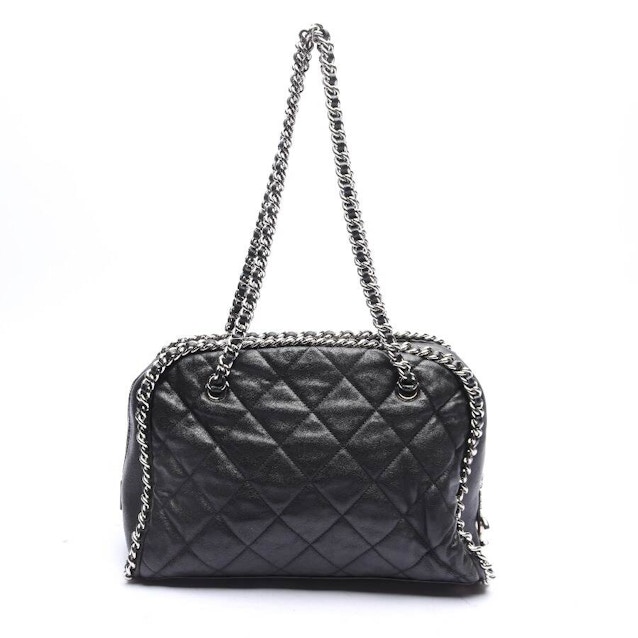 Chanel Chain Around Bowler Shoulder Bag Black | Vite EnVogue