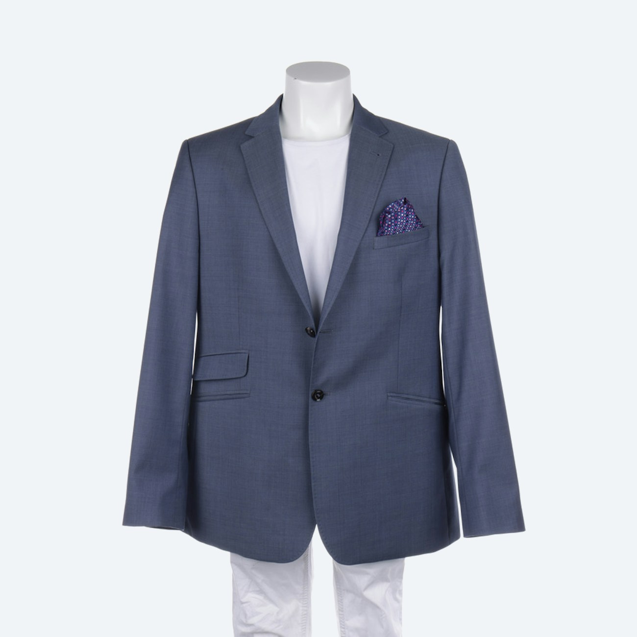 Image 1 of Wool Blazer 44 Steelblue in color Blue | Vite EnVogue