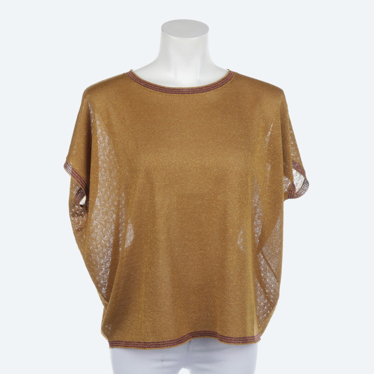 Image 1 of Shirt 38 Brown in color Brown | Vite EnVogue