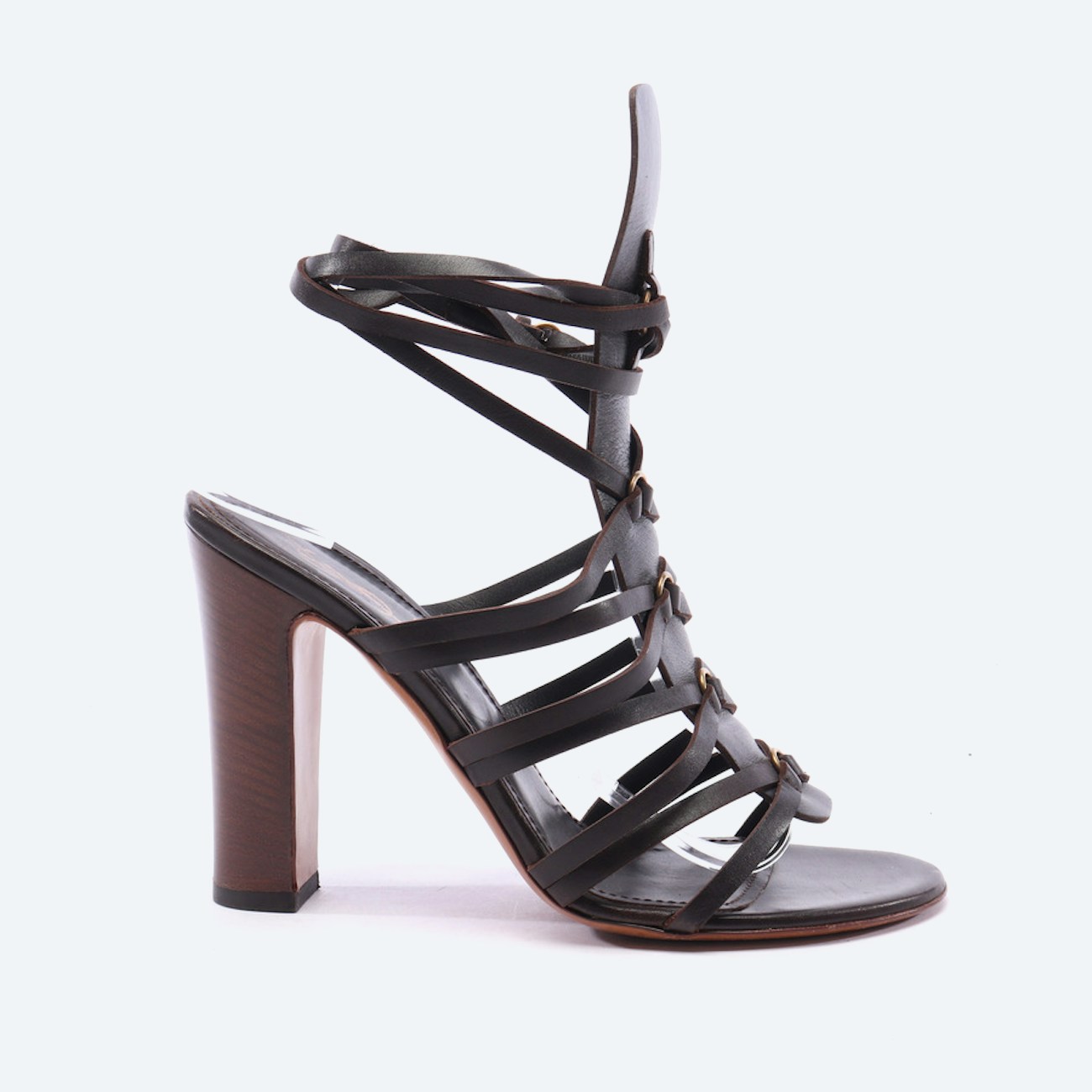 Image 1 of Heeled Sandals EUR 40 Dark brown in color Brown | Vite EnVogue