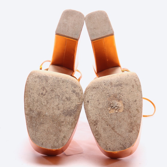 Image 4 of Heeled Sandals EUR 36.5 Orangered in color Orange | Vite EnVogue