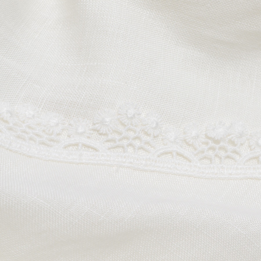 Image 3 of Linen Blouse 36 Cream in color White | Vite EnVogue