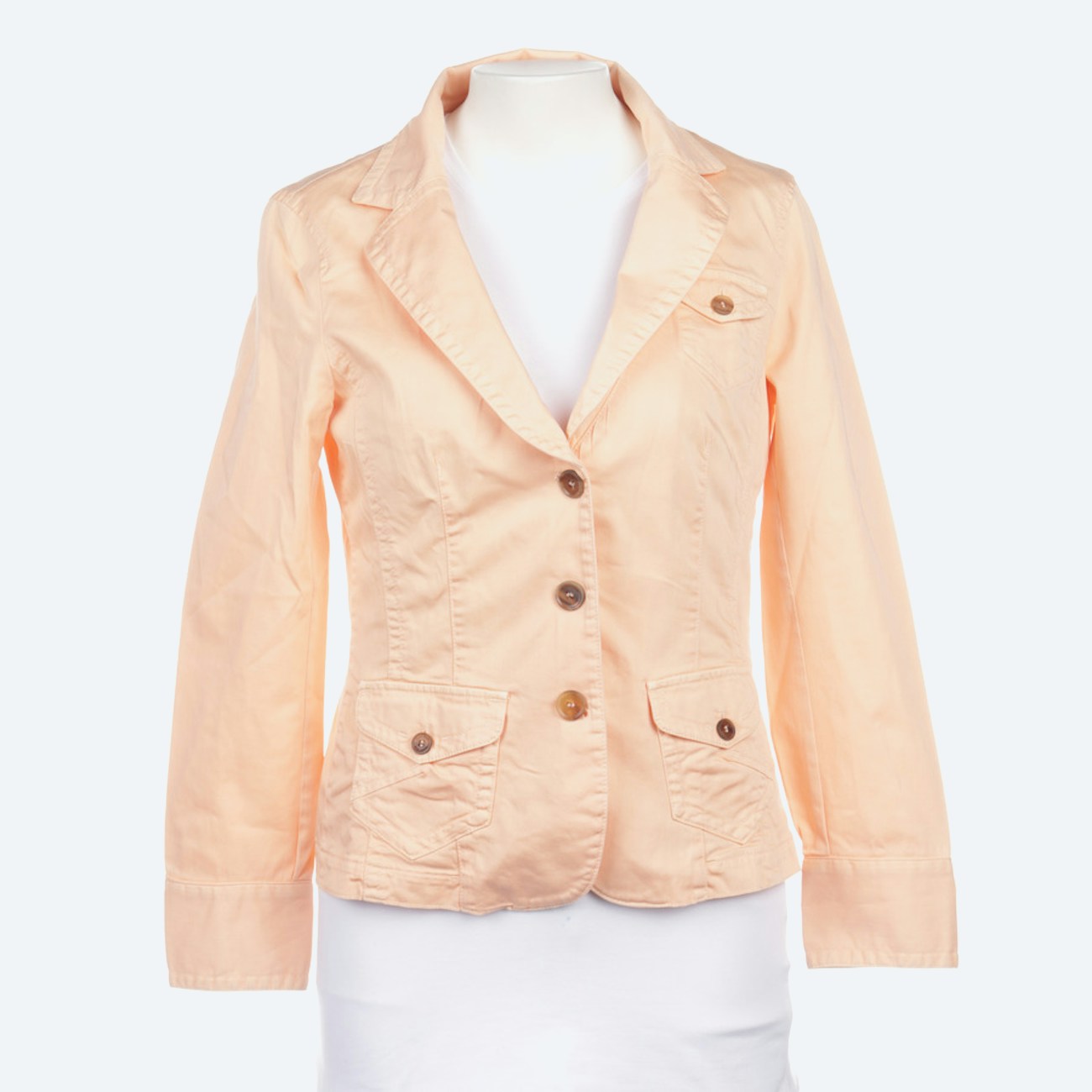 Image 1 of Summer Jacket 38 Peach in color Yellow | Vite EnVogue