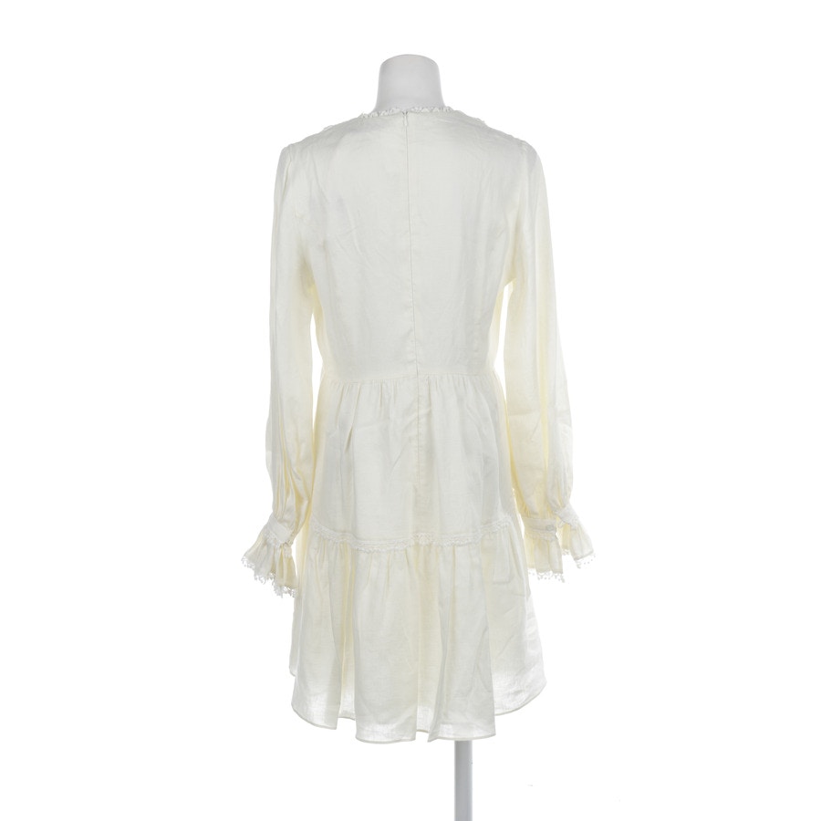 Image 2 of Linen Dress 42 Beige in color White | Vite EnVogue