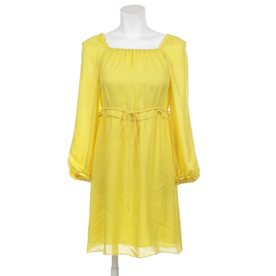 Image 1 of Silk Dress 32 Yellow in color Yellow | Vite EnVogue