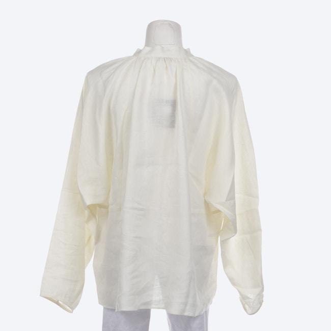 Image 2 of Linen Blouse 38 Ivory in color White | Vite EnVogue