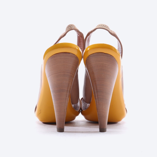 Image 3 of Heeled Sandals EUR 38.5 Tan in color Brown | Vite EnVogue
