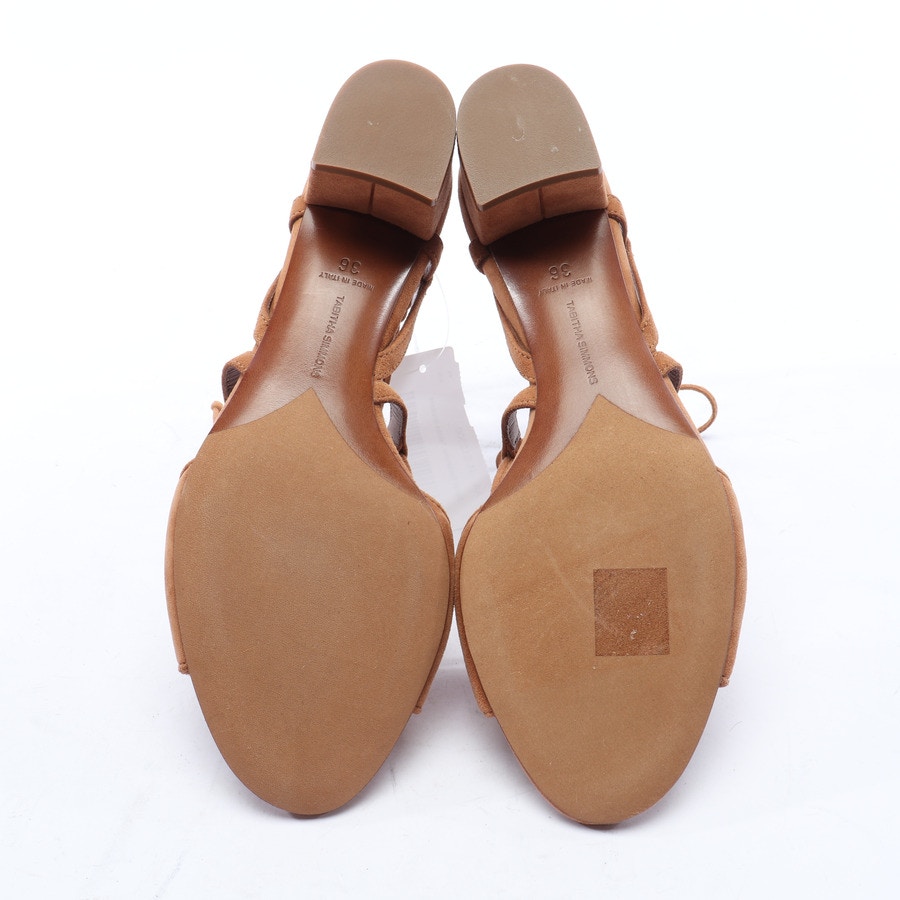 Image 4 of Heeled Sandals EUR 36 Bronze in color Metallic | Vite EnVogue