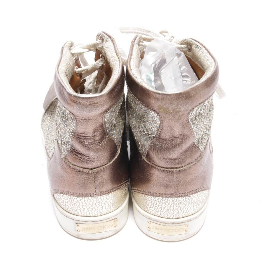 Image 3 of High-Top Sneakers EUR 36 Gold in color Metallic | Vite EnVogue