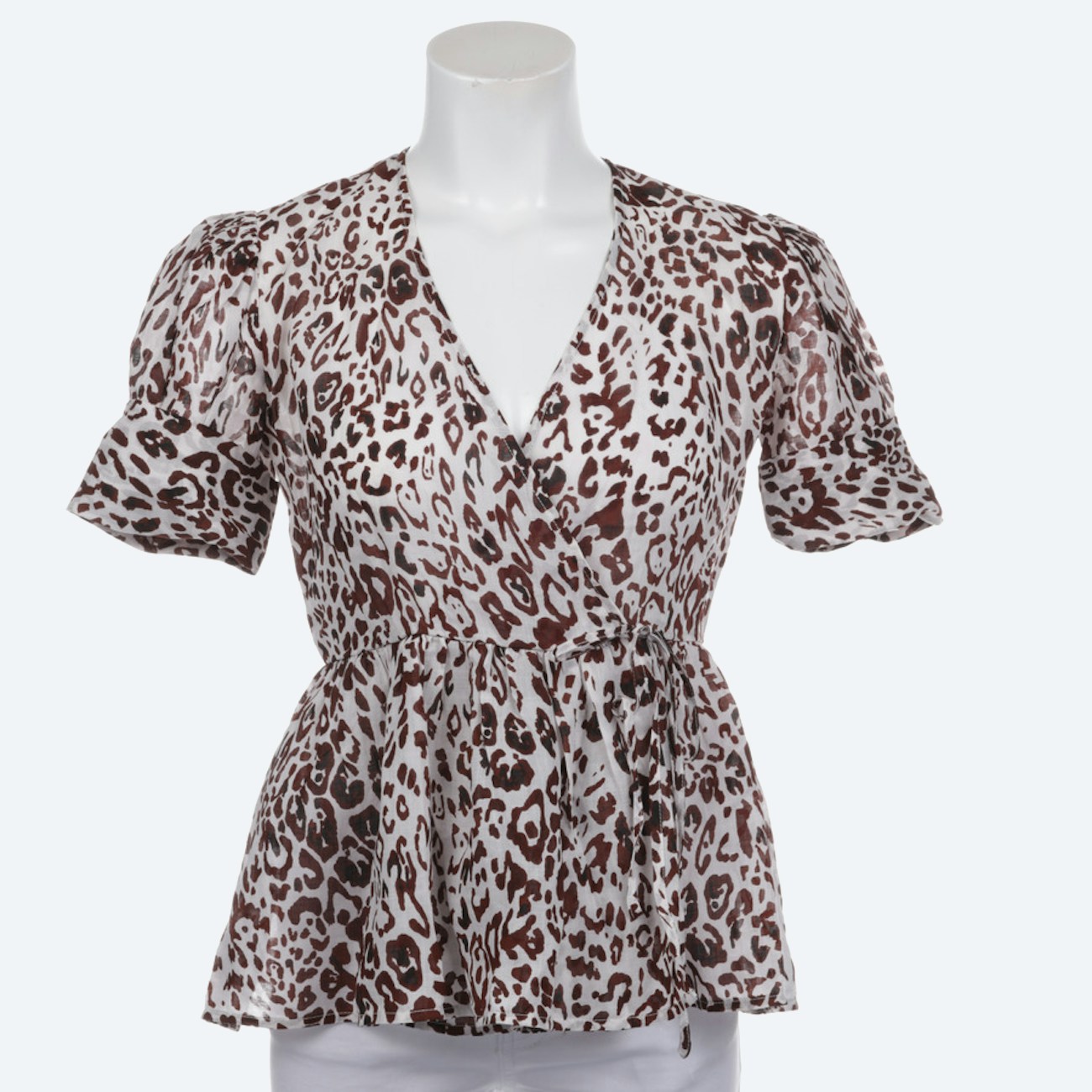 Image 1 of Shirt Blouse XS Brown in color Brown | Vite EnVogue