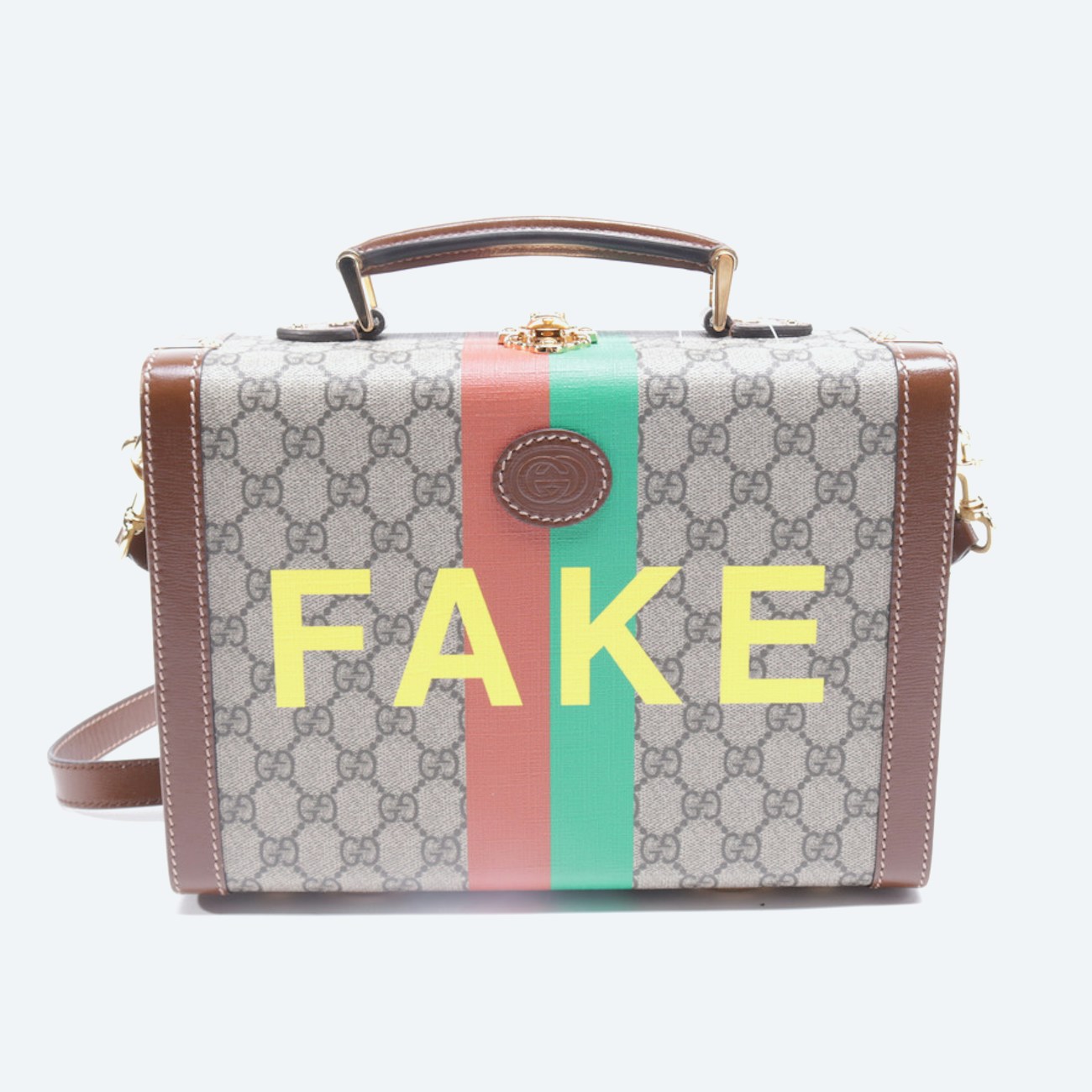 Image 1 of Not Fake Crossbody Bag Multicolored in color Multicolored | Vite EnVogue