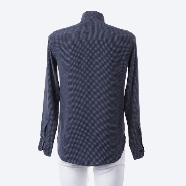 Image 2 of Silk Shirt 39 Navy in color Blue | Vite EnVogue